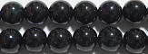 糸魚川本翡翠丸玉6mm(黒) / 天然石ビーズ『糸魚川本翡翠』(バラ売り・1玉販売・1粒売り)