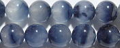 ザギマウンテンクォーツ丸玉8mm(ブルー) / 天然石ビーズ『ザギマウンテンクォーツ』(バラ売り・1玉販売・1粒売り)